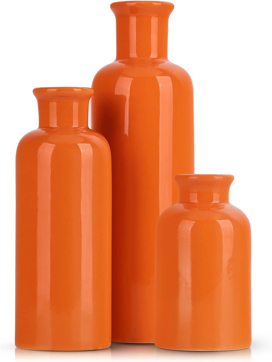 Blue Ceramic Vase Set