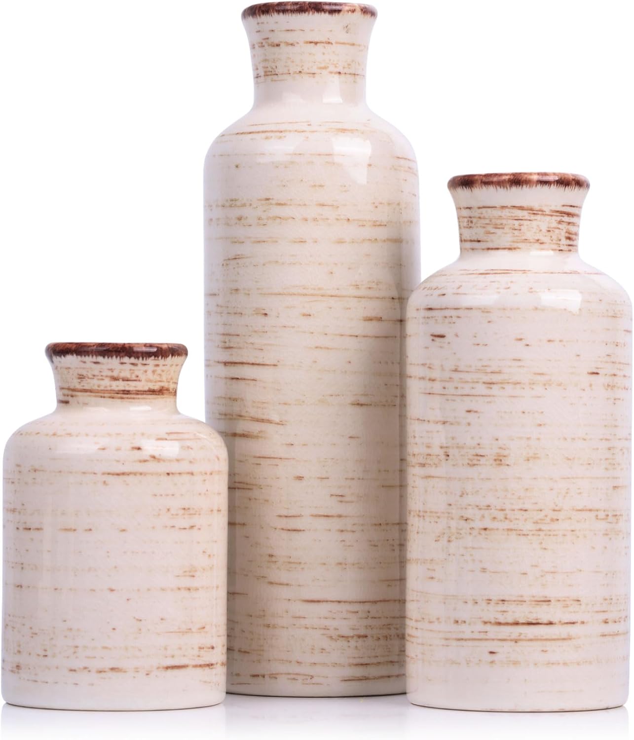 Blue Ceramic Vase Set
