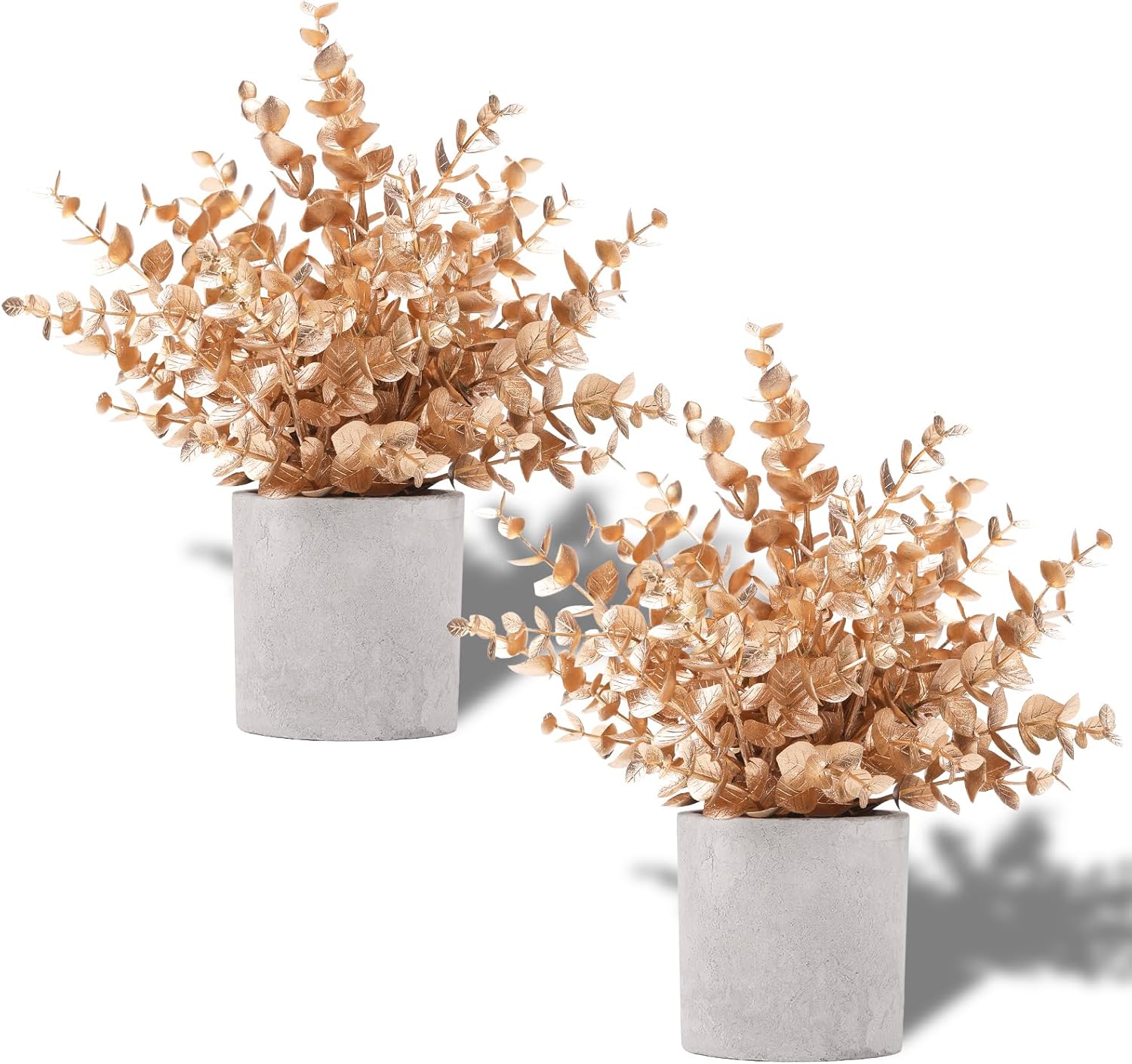 2 Pack Small Fake Plants
