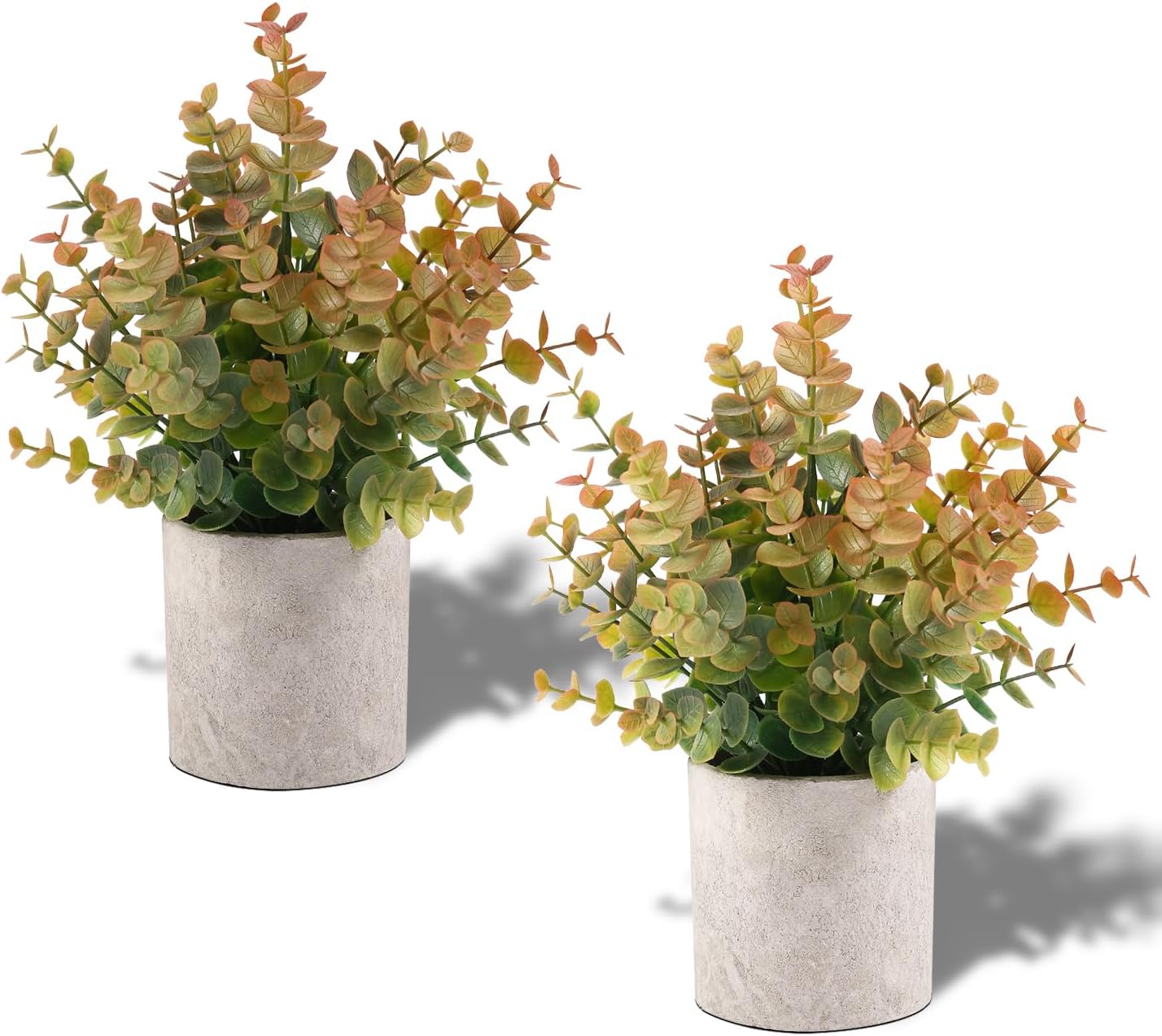 2 Pack Small Fake Plants