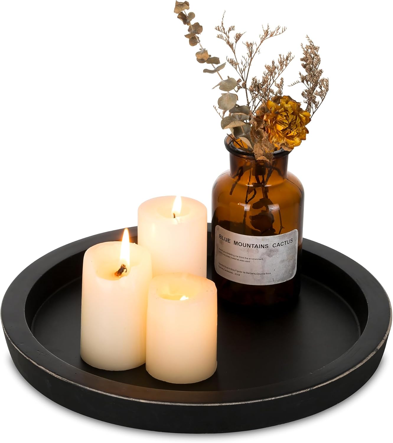 Hanobe Candle Plate Holder Tray