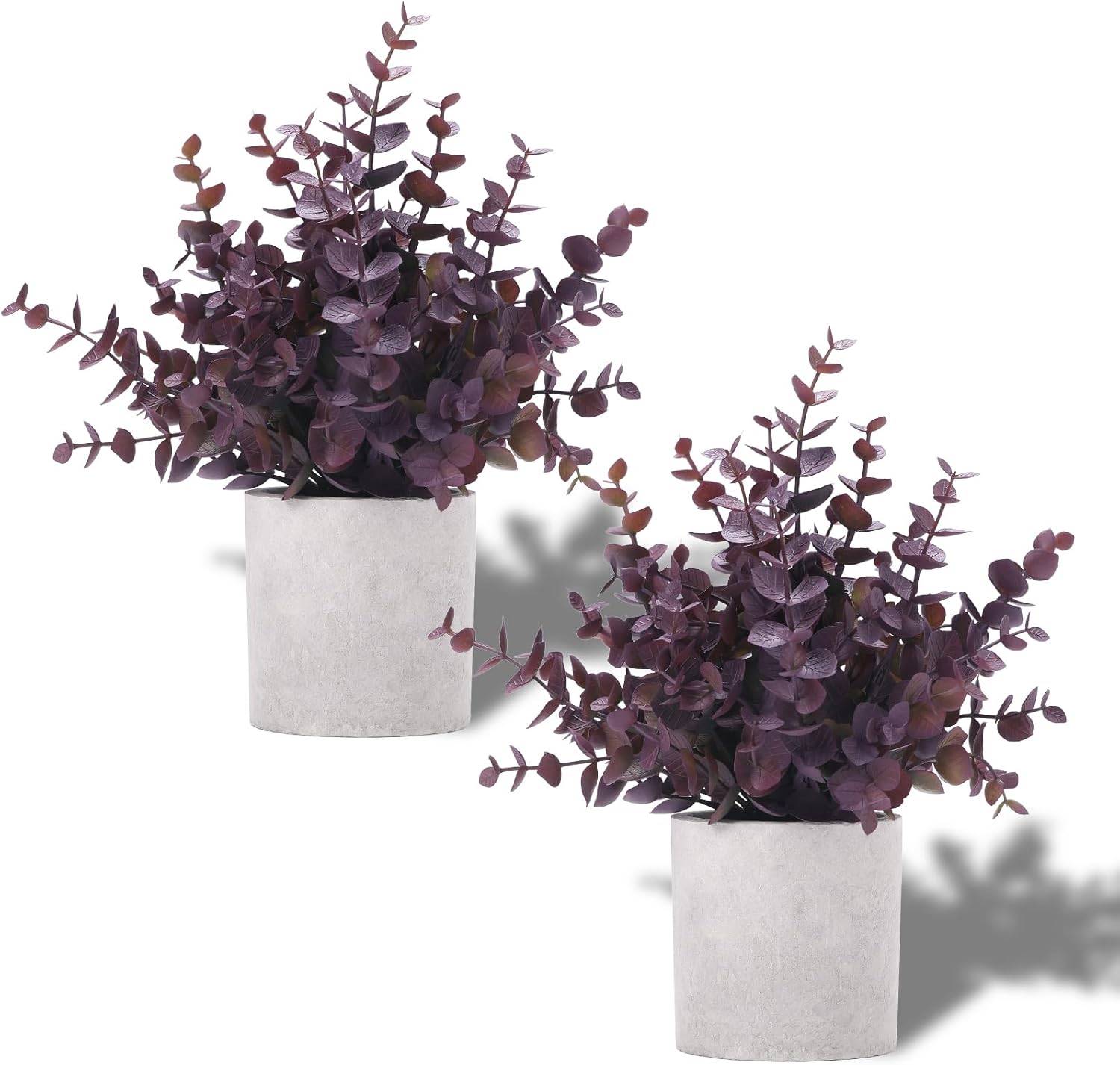 2 Pack Small Fake Plants