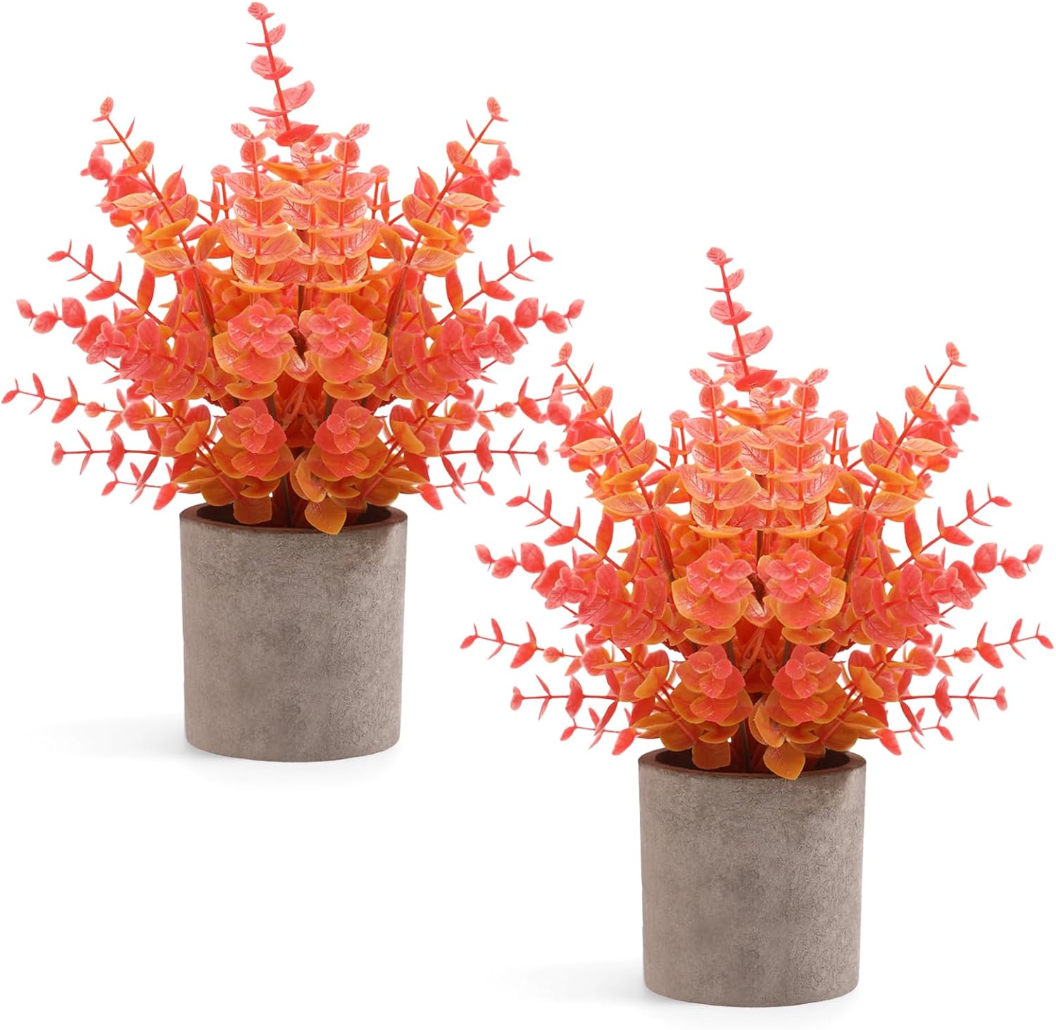 2 Pack Small Fake Plants