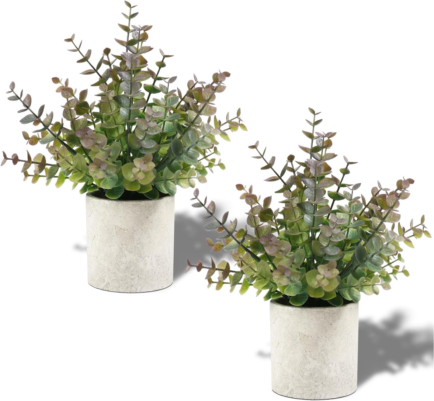 2 Pack Small Fake Plants