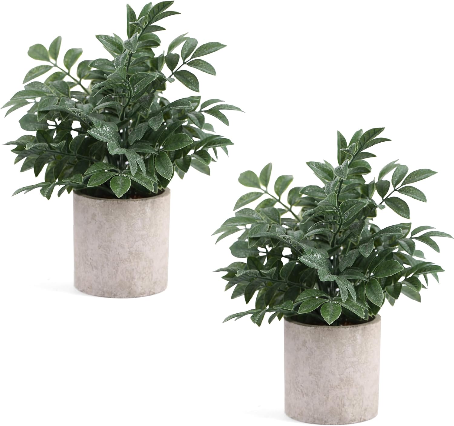 2 Pack Small Fake Plants