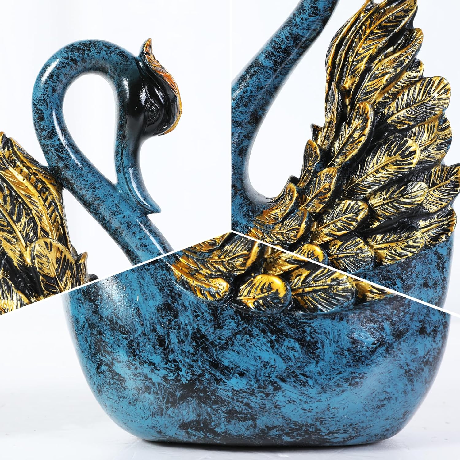 2pcs Swan Statues