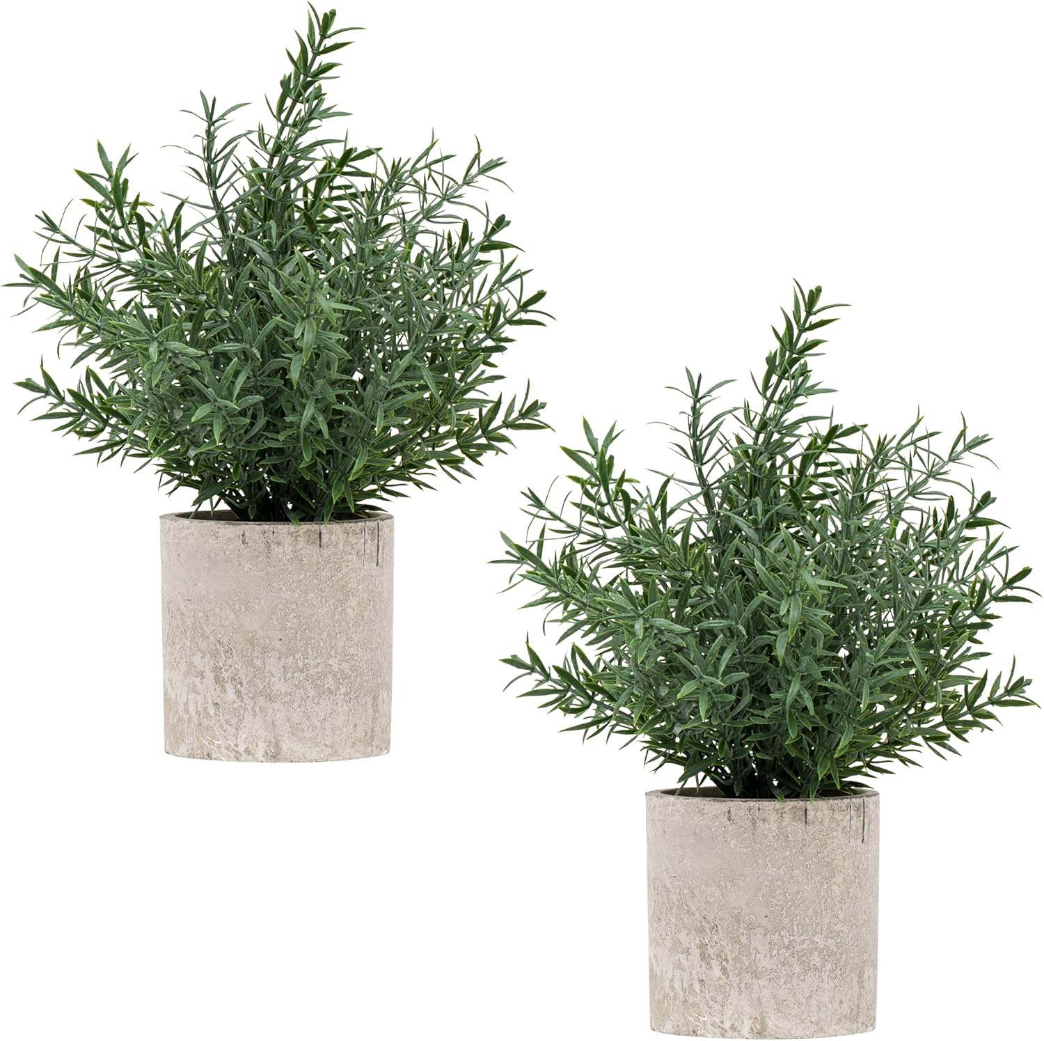 2 Pack Small Fake Plants