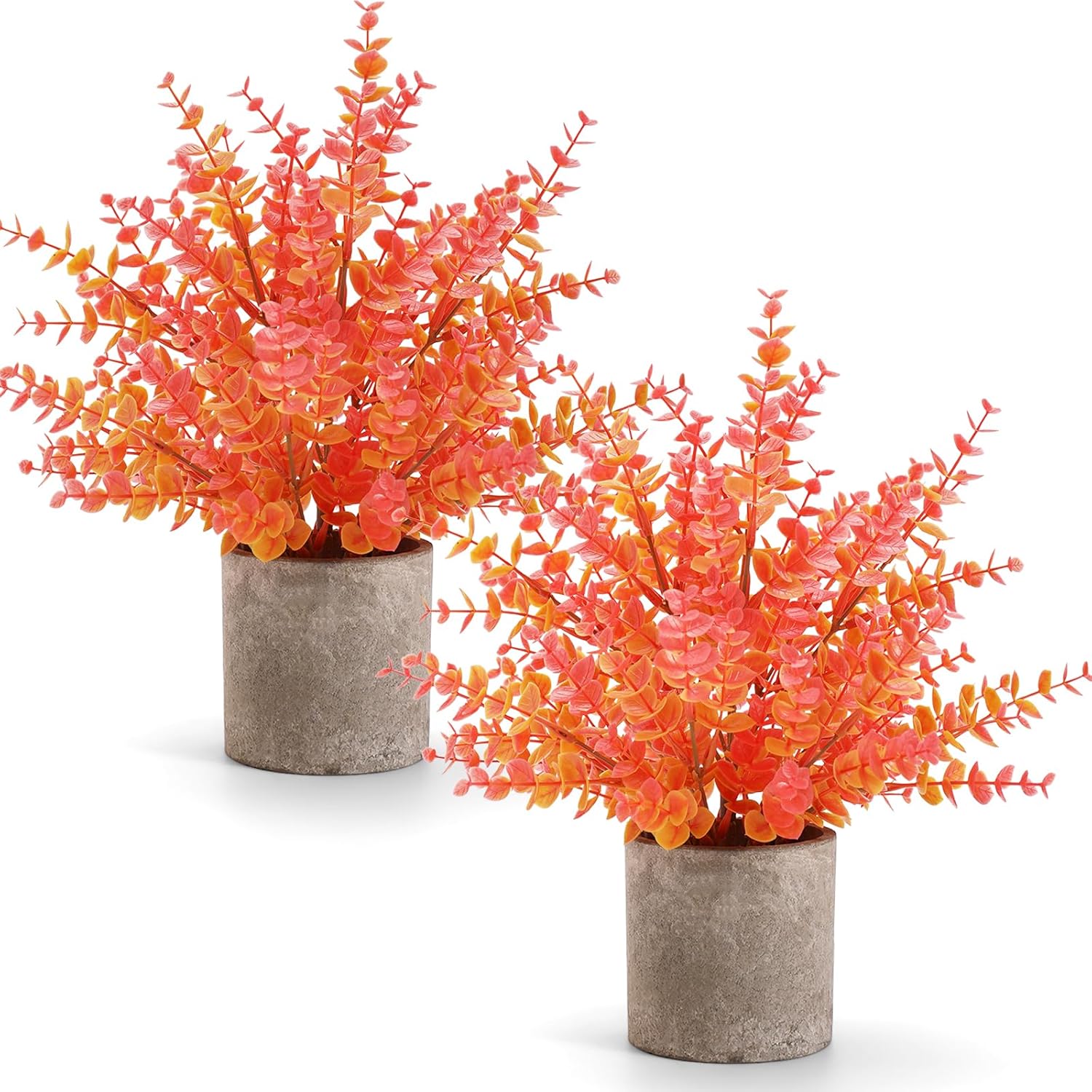 2 Pack Small Fake Plants