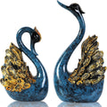 2pcs Swan Statues