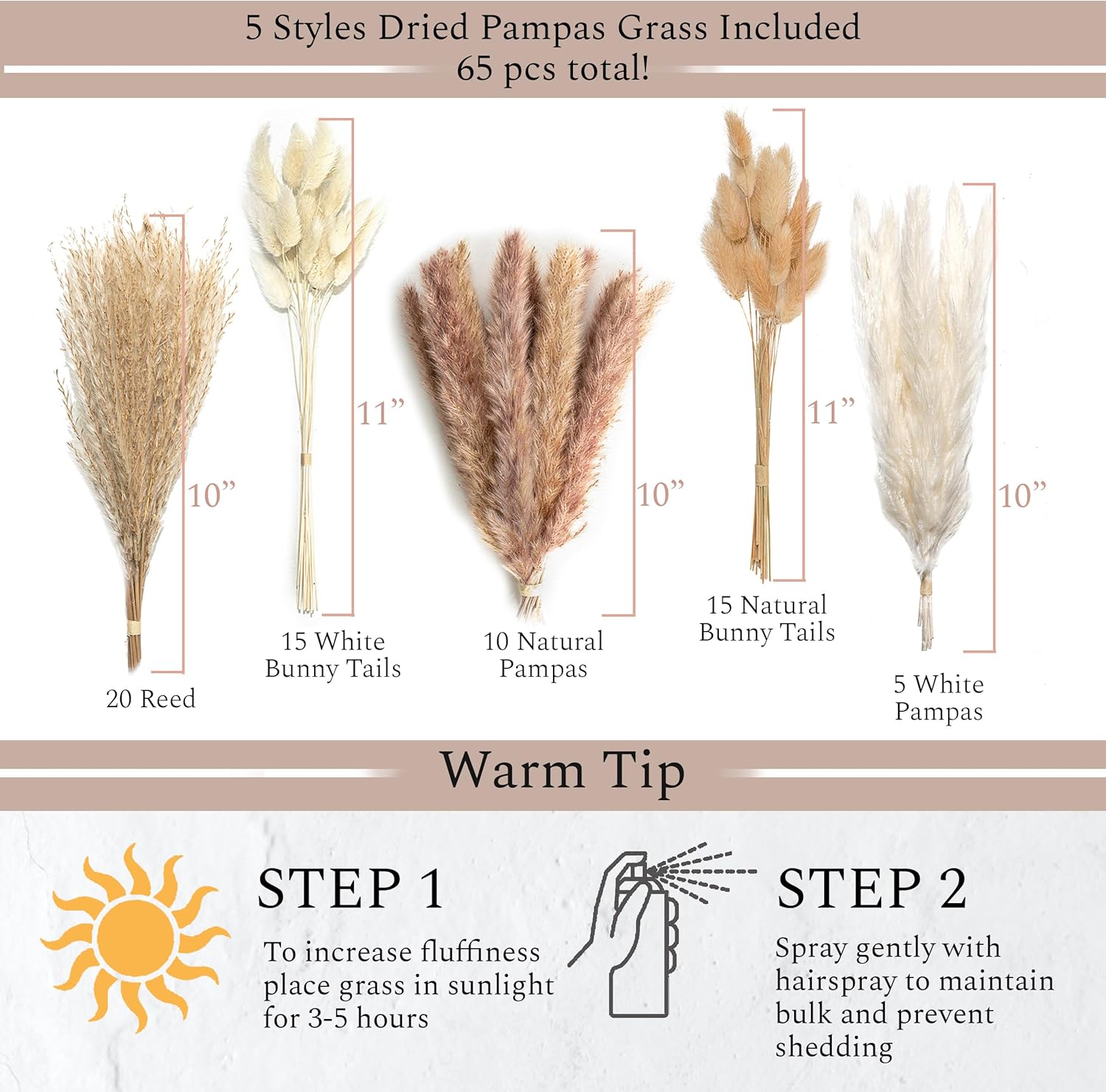 Set of 3 White Ceramic Vase